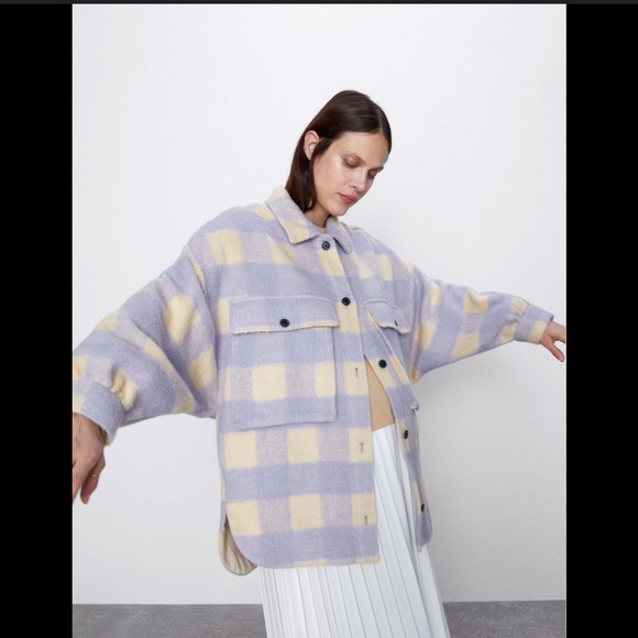 Zara plaid shacket - Picture 6 of 6